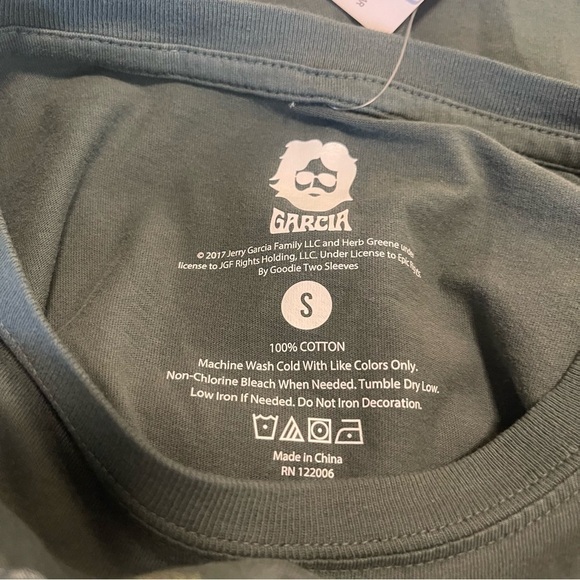 Jerry Garcia T-Shirt Small New With Tags Cropped Women’s - Picture 5 of 12